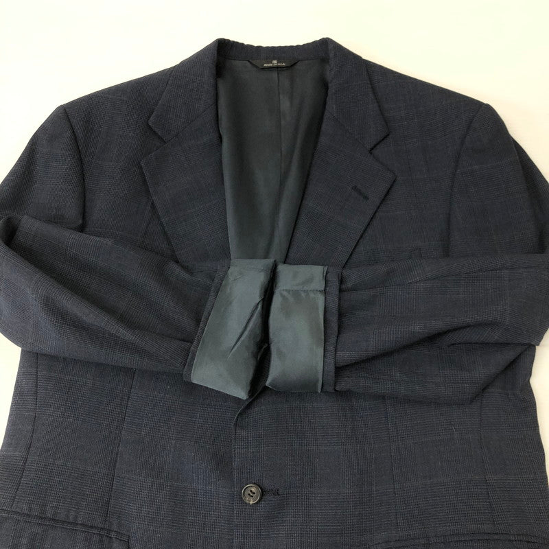 【中古品】【メンズ】  POLO UNIVERSITY CLUB by RALPHLAUREN ポロ ユニバーシティー クラブ バイ ラルフローレン 2B TAILORED JACKET テーラードジャケット トップス 147-250131-kk-10-tei サイズ：表記無し 下記参照 カラー：ネイビー 万代Net店