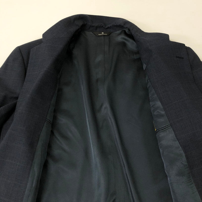 【中古品】【メンズ】 POLO UNIVERSITY CLUB by RALPHLAUREN ポロ ユニバーシティー クラブ バイ ラルフローレン 2B TAILORED JACKET テーラードジャケット トップス 147-250131-kk-10-tei サイズ：表記無し 下記参照 カラー：ネイビー 万代Net店