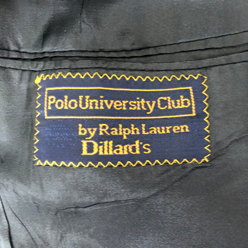【中古品】【メンズ】 POLO UNIVERSITY CLUB by RALPHLAUREN ポロ ユニバーシティー クラブ バイ ラルフローレン 2B TAILORED JACKET テーラードジャケット トップス 147-250131-kk-10-tei サイズ：表記無し 下記参照 カラー：ネイビー 万代Net店