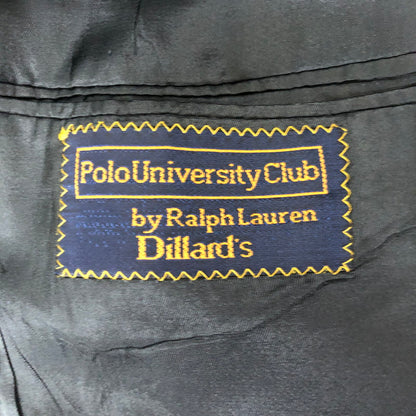 【中古品】【メンズ】  POLO UNIVERSITY CLUB by RALPHLAUREN ポロ ユニバーシティー クラブ バイ ラルフローレン 2B TAILORED JACKET テーラードジャケット トップス 147-250131-kk-10-tei サイズ：表記無し 下記参照 カラー：ネイビー 万代Net店