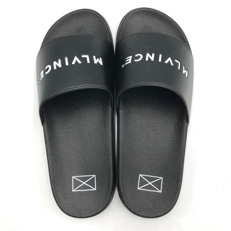【中古品】【メンズ】 MLVINCE メルヴィンス CLASSIC LOGO SANDAL クラシック ロゴ サンダル 靴 スライドサンダル 162-250625-KS-10-tei サイズ：29cm カラー：BLACK 万代Net店
