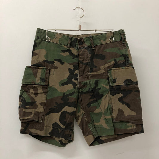 【中古品】【メンズ】 RRL ダブルアールエル REG CARGO SH-CARGO COTTON RIPSTOP 782857928001 リップストップ カーゴショーツ ボトムス ショートパンツ ハーフパンツ 156-250204-kk-18-tei サイズ：29 カラー：ウッドランドカモ 万代Net店