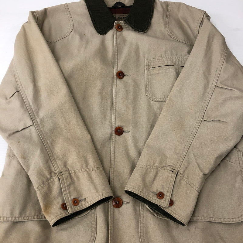 【中古品】【メンズ】 L.L.Bean エルエルビーン 80's HUNTING JACKET OJV69 VINTAGE 80年代 ハンティングジャケット アウター ヴィンテージ 144-250131-kk-44-tei サイズ：L カラー：ベージュ 万代Net店