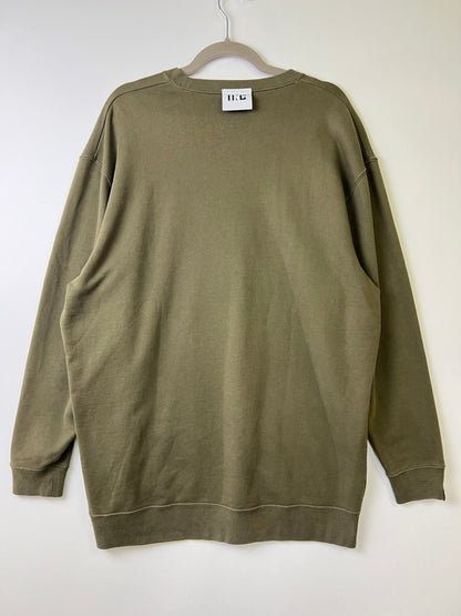 【中古品】【メンズ】 INK インク ロゴスウェット トレーナー 147-260921-AS-33-hon サイズ：XL カラー：オリーブグリーン 万代Net店