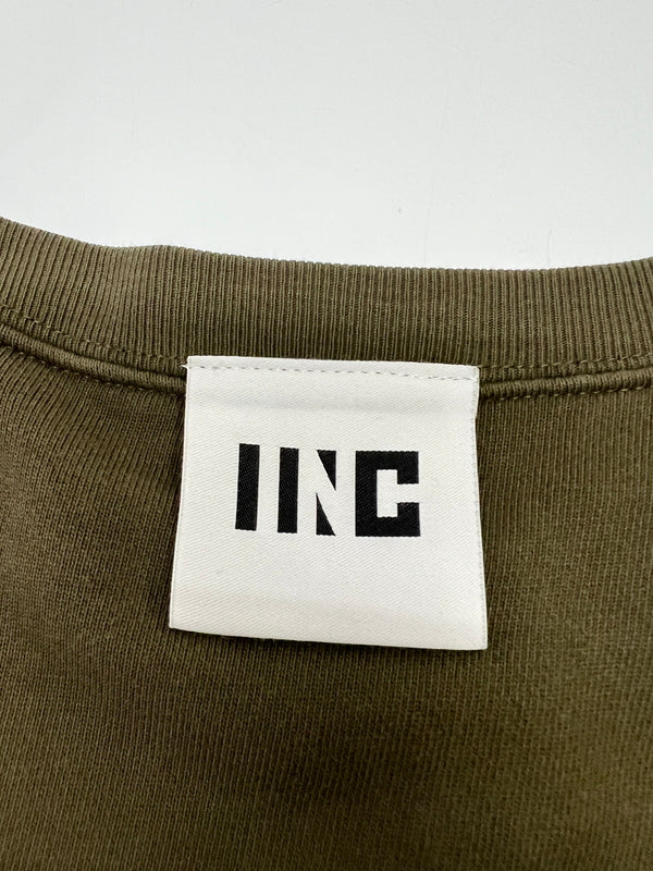 【中古品】【メンズ】 INK インク ロゴスウェット トレーナー 147-260921-AS-33-hon サイズ：XL カラー：オリーブグリーン 万代Net店