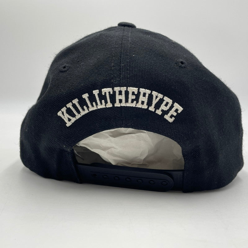 【現状渡し品】【メンズ】 KILLTHEHYPE キルザハイプ NY CAP ニューヨーク キャップ 帽子 ベースボールキャップ 185-251231-ko-02-tei サイズ：ワンサイズ カラー：ブラック 万代Net店