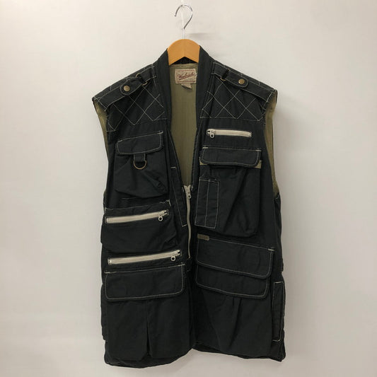 【中古品】【メンズ】 WOOLRICH ウールリッチ 　90's HUNTING VEST 90年代 ハンティングベスト トップス 144-250208-kk-20-tei サイズ：L カラー：ブラック 万代Net店