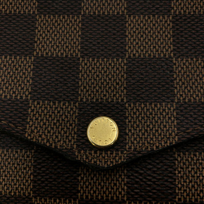 【中古品】【レディース】 LOUIS VUITTON ルイ・ヴィトン ダミエ ポルトフォイユ サラ N63209 ロングウォレット 二つ折り長財布 179-250208-kk-21-tei カラー：エベヌ 万代Net店