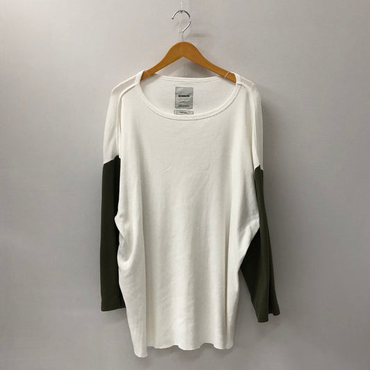 【中古品】【メンズ】  BOWWOW バウワウ BASEBALL CUT SAW ベースボールカットソー トップス 長袖 Tシャツ 140-250131-kk-29-tei サイズ：XL カラー：ホワイト 万代Net店