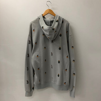 【中古美品】【メンズ】  DUMBGOOD ダムグッド × SPACE JAM スペースジャム コラボ UO EXCLUSIVE ALLOVER PRINT HOODIE SWEAT SHIRT エクスクルージブ オールオーバープリント フーディースウェット パーカー 142-250131-kk-41-tei サイズ：XL カラー：グレー 万代Net店