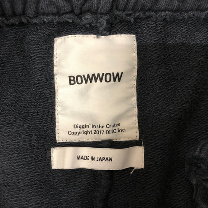 【中古品】【メンズ】  BOWWOW バウワウ 23AW ZIP DAMAGED SWEAT PANTS ジップ ダメージド スウェットパンツ ボトムス 151-250204-kk-12-tei サイズ：M カラー：ネイビー 万代Net店