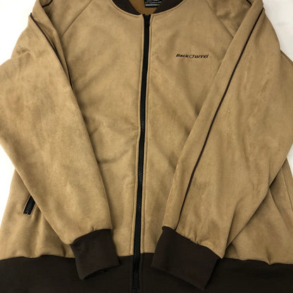 【中古品】【メンズ】 Back Channel バックチャンネル SUEDE TRACK JACKET スエード トラックジャケット ライトアウター 142-250131-kk-40-tei サイズ：XXL カラー：ブラウン 万代Net店