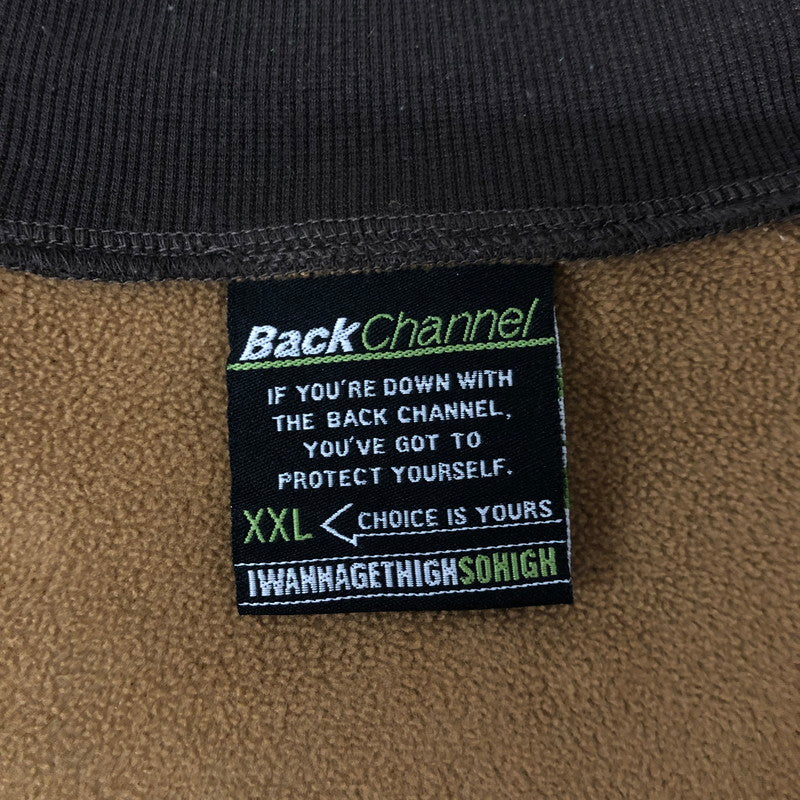 【中古品】【メンズ】 Back Channel バックチャンネル SUEDE TRACK JACKET スエード トラックジャケット ライトアウター 142-250131-kk-40-tei サイズ：XXL カラー：ブラウン 万代Net店