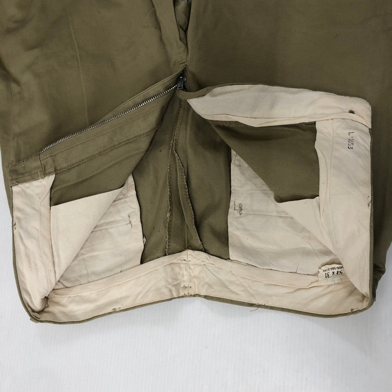 【中古品】【メンズ】  U.S.ARMY アメリカ軍 60's CHINO TROUSERS VINTAGE 60年代 チノトラウザーズ ボトムス ヴィンテージ ミリタリーパンツ 156-250204-kk-19-tei サイズ：34 カラー：カーキ 万代Net店