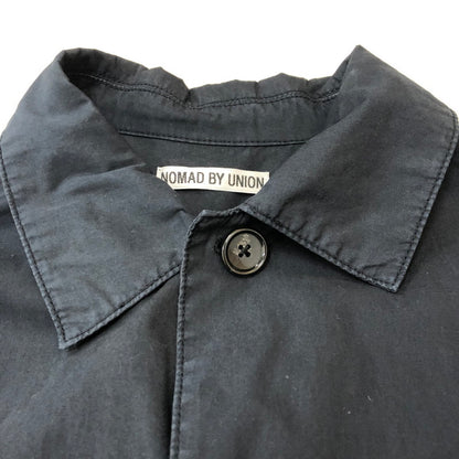 【中古品】【メンズ】 NOMAD BY UNION ノマド バイ ユニオン SOUTIEN COLLAR LONG COAT ステンカラー ロングコート アウター 147-250421-kk-16-tei サイズ：S カラー：ネイビー 万代Net店