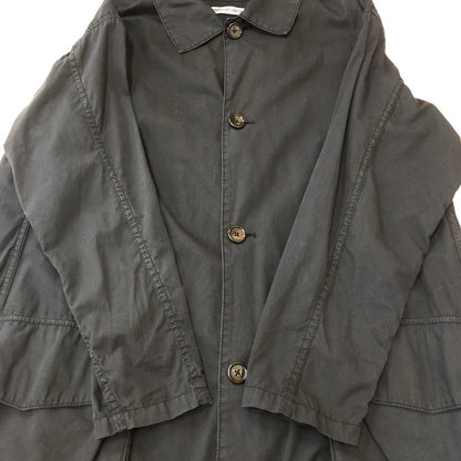【中古品】【メンズ】 NOMAD BY UNION ノマド バイ ユニオン SOUTIEN COLLAR LONG COAT ステンカラー ロングコート アウター 147-250421-kk-16-tei サイズ：S カラー：ネイビー 万代Net店