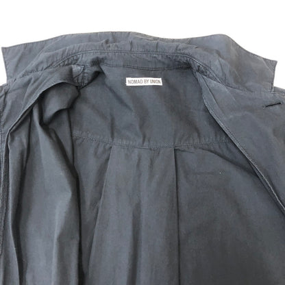 【中古品】【メンズ】 NOMAD BY UNION ノマド バイ ユニオン SOUTIEN COLLAR LONG COAT ステンカラー ロングコート アウター 147-250421-kk-16-tei サイズ：S カラー：ネイビー 万代Net店