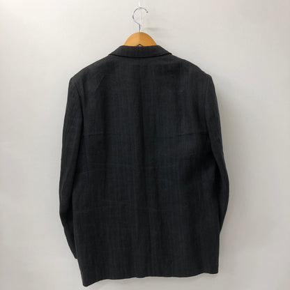 【中古品】【メンズ】 COMME des GARCONS HOMME コムデギャルソンオム HEMP 2B TAILORED JACKET HS-02013S ヘンプ テーラードジャケット トップス 140-250204-kk-02-tei サイズ：S カラー：ブラック 万代Net店