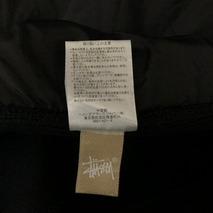 【中古品】【メンズ】 STUSSY ステューシー × CHAMPION チャンピオン 別注 コラボ 14AW WINDSTOPPER REVERSE WEAVE IST VERSITY JACKET C8-E012 ウィンドストッパー リバースウィーブ IST バーシティージャケット アウター スタジャン 142-250204-kk-04-tei サイズ：L カラー：ブラック 万代Net店