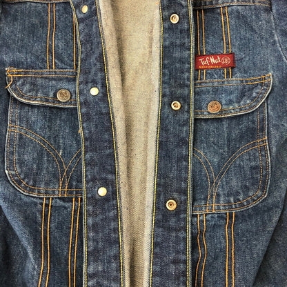 【中古品】【メンズ】  TUF-NUT タフナッツ 70's DENIM JACKET VINTAGE 70年代 デニムジャケット ライトアウター ヴィンテージ 145-250204-kk-06-tei サイズ：表記無し 下記参照 カラー：インディゴ 万代Net店