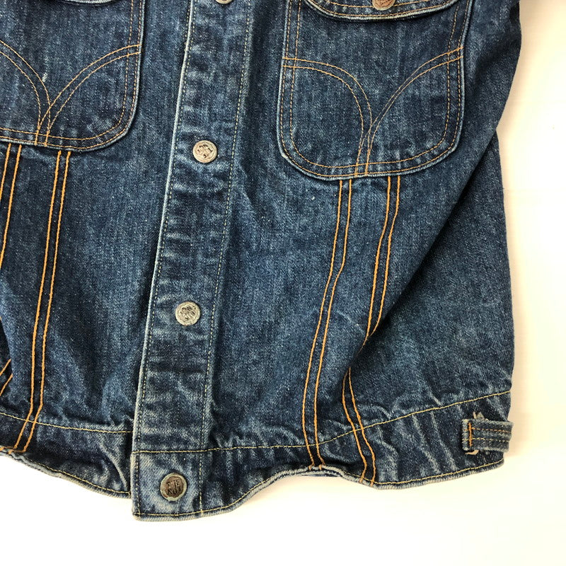 【中古品】【メンズ】  TUF-NUT タフナッツ 70's DENIM JACKET VINTAGE 70年代 デニムジャケット ライトアウター ヴィンテージ 145-250204-kk-06-tei サイズ：表記無し 下記参照 カラー：インディゴ 万代Net店