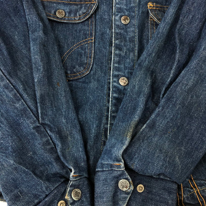 【中古品】【メンズ】  TUF-NUT タフナッツ 70's DENIM JACKET VINTAGE 70年代 デニムジャケット ライトアウター ヴィンテージ 145-250204-kk-06-tei サイズ：表記無し 下記参照 カラー：インディゴ 万代Net店