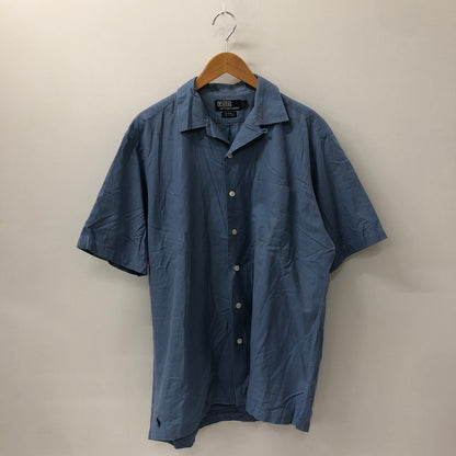 【中古品】【メンズ】 Polo by Ralph Lauren ポロバイラルフローレン 90's CALDWELL S/S SHIRT 90年代 コールドウェル ショートスリーブシャツ 半袖 トップス オープンカラーシャツ 147-250204-kk-07-tei サイズ：M カラー：ライトブルー 万代Net店