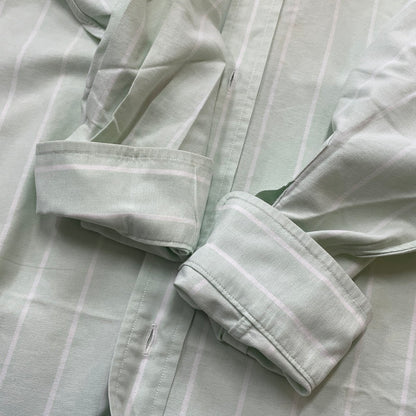 【現状渡し品】【メンズ】 RALPHLAUREN ラルフローレン 90’s L/S BUTTON DOWN SHIRT 90年代 長袖 ボタン ダウン シャツ 長袖 トップス 147-260714-sa-08-tei サイズ：不明 カラー：グリーン系 万代Net店