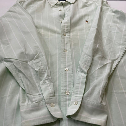 【現状渡し品】【メンズ】 RALPHLAUREN ラルフローレン 90’s L/S BUTTON DOWN SHIRT 90年代 長袖 ボタン ダウン シャツ 長袖 トップス 147-260714-sa-08-tei サイズ：不明 カラー：グリーン系 万代Net店