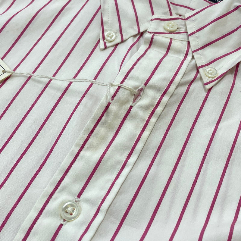【現状渡し品】【メンズ】 RALPHLAUREN ラルフローレン 90's L/S BUTTON DOWN SHIRT 90年代 ロングスリーブ ボタン ダウン シャツ 長袖 トップス 147-260714-sa-09-tei サイズ：不明 カラー：レッド系/ホワイト 万代Net店