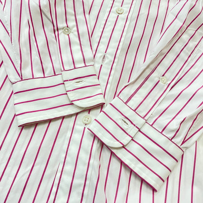 【現状渡し品】【メンズ】 RALPHLAUREN ラルフローレン 90's L/S BUTTON DOWN SHIRT 90年代 ロングスリーブ ボタン ダウン シャツ 長袖 トップス 147-260714-sa-09-tei サイズ：不明 カラー：レッド系/ホワイト 万代Net店