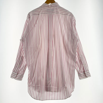 【現状渡し品】【メンズ】 RALPHLAUREN ラルフローレン 90's L/S BUTTON DOWN SHIRT 90年代 ロングスリーブ ボタン ダウン シャツ 長袖 トップス 147-260714-sa-09-tei サイズ：不明 カラー：レッド系/ホワイト 万代Net店