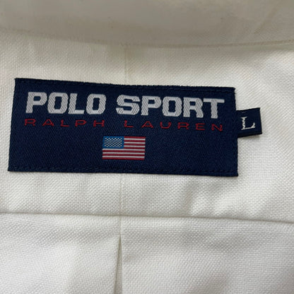 【現状渡し品】【メンズ】 RALPHLAUREN 90's L/S BUTTON DOWN SHIRT 90年代 ロングスリーブ ボタン ダウン シャツ 長袖 トップス 147-260714-sa-13-tei サイズ：不明 カラー：ホワイト 万代Net店