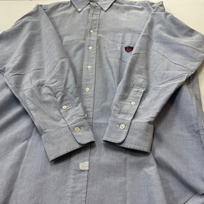 【現状渡し品】【メンズ】 RALPHLAUREN 90's L/S BUTTON DOWN SHIRT 90年代 ロングスリーブ ボタン ダウン シャツ 長袖 トップス 147-260714-sa-12-tei サイズ：不明 カラー：ブルー系 万代Net店