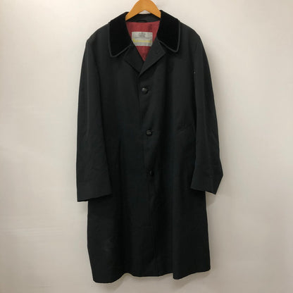 【中古品】【メンズ】 Aquascutum アクアスキュータム REGENCY GABARDINE SOUTIEN COLLAR COAT リージェンシー ギャバジン ステンカラーコート アウター 141-250204-kk-03-tei サイズ：44R カラー：ブラック 万代Net店