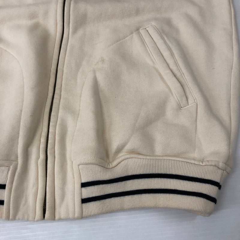 【現状渡し品】【メンズ】 Brooks Brothers ブルックスブラザーズ COTTON SWEAT ZIP UP BLOUZON コットン スウェット ジップアップ ブルゾン ライトアウター ジャケット 147-250208-kk-15-tei サイズ：M カラー：アイボリー 万代Net店