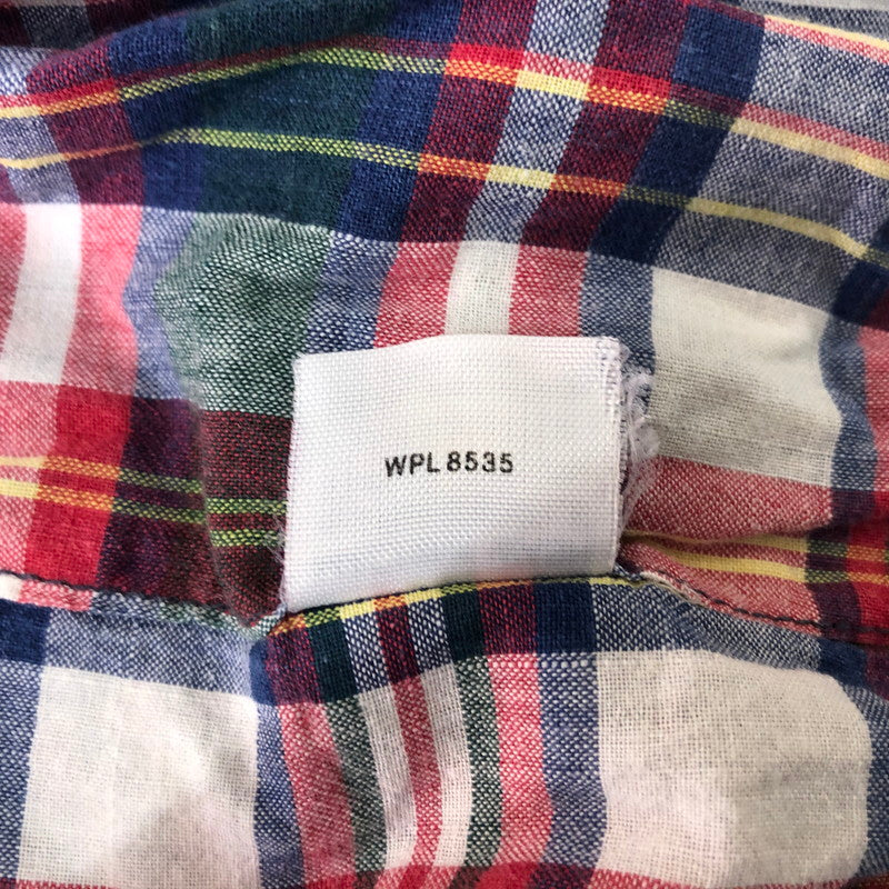 【中古品】【メンズ】 Brooks Brothers ブルックスブラザーズ 90's COTTON CHECK GOWN 90年代 コットン チェックガウン シャツ 長袖 トップス USA製 147-251120-yy-15-tei サイズ：XL カラー：レッド 万代Net店