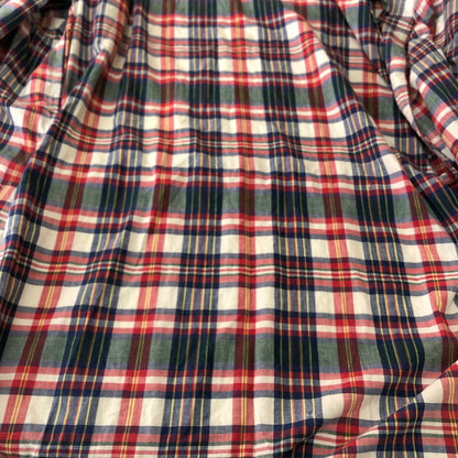 【中古品】【メンズ】 Brooks Brothers ブルックスブラザーズ 90's COTTON CHECK GOWN 90年代 コットン チェックガウン シャツ 長袖 トップス USA製 147-251120-yy-15-tei サイズ：XL カラー：レッド 万代Net店