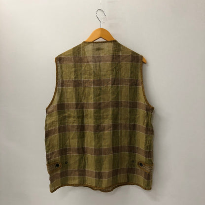 【中古品】【メンズ】 KAPITAL キャピタル LINEN VEST K1604SJ135 リネン ベスト トップス 140-250204-kk-01-tei サイズ：4 カラー：マルチカラー 万代Net店