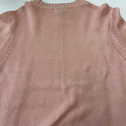 【中古品】【メンズ/レディース】  BYFORD バイフォード 80's COTTON SWEATER VINTAGE 80年代 コットン セーター トップス 145-250309-kk-12-tei サイズ：L カラー：ピンク 万代Net店