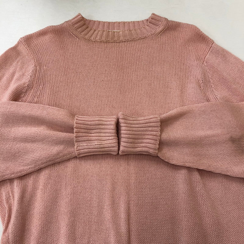 【中古品】【メンズ/レディース】  BYFORD バイフォード 80's COTTON SWEATER VINTAGE 80年代 コットン セーター トップス 145-250309-kk-12-tei サイズ：L カラー：ピンク 万代Net店