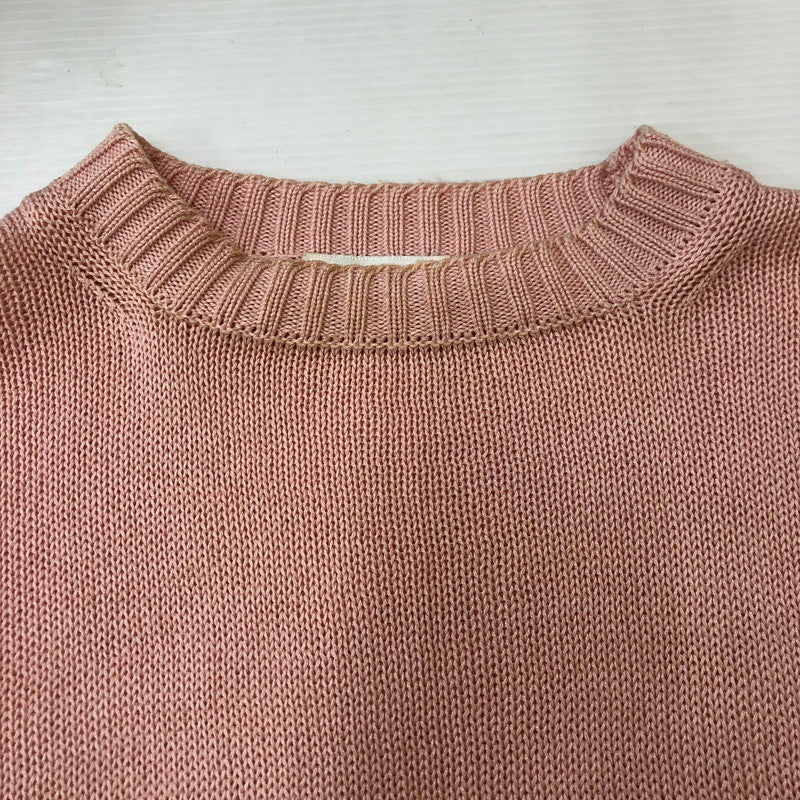 【中古品】【メンズ/レディース】  BYFORD バイフォード 80's COTTON SWEATER VINTAGE 80年代 コットン セーター トップス 145-250309-kk-12-tei サイズ：L カラー：ピンク 万代Net店