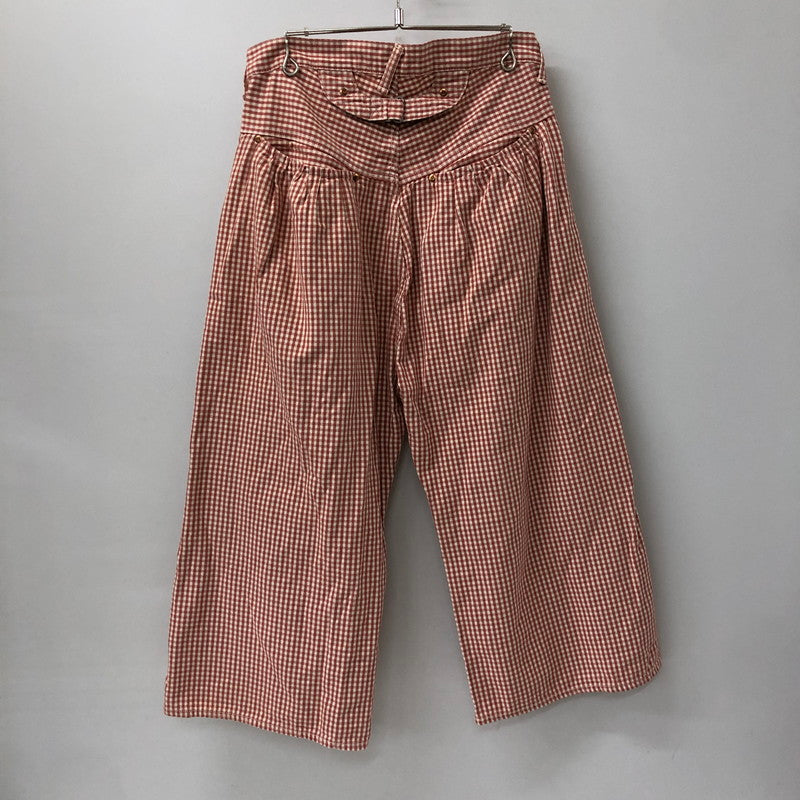 【中古品】【メンズ】 KAPITAL キャピタル BACK STRAP WIDE PANTS バックストラップ ワイドパンツ ボトムス 151-250204-kk-14-tei サイズ：33 カラー：レッド 万代Net店