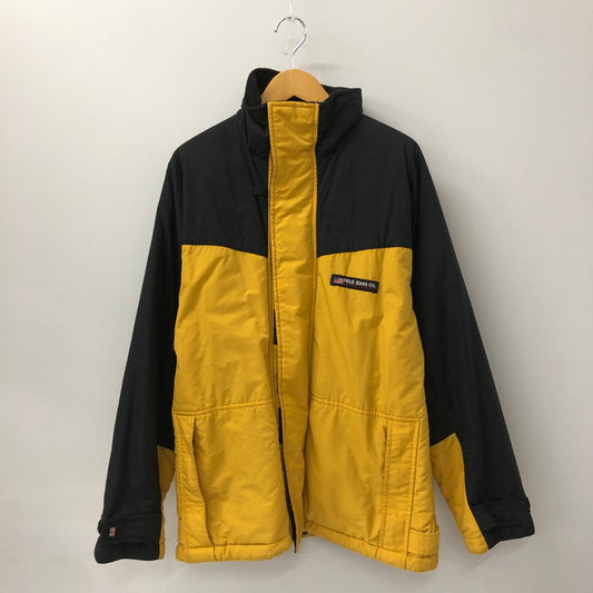 【中古品】【メンズ】 POLO JEANS ポロジーンズ 2TONE NYLON PUFFER JACKET ツートーン ナイロン パファージャケット アウター 中綿ジャケット 147-250209-kk-20-tei サイズ：S カラー：ブラック/イエロー 万代Net店