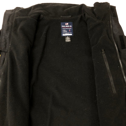 【中古品】【メンズ】 POLO JEANS ポロジーンズ 2TONE NYLON PUFFER JACKET ツートーン ナイロン パファージャケット アウター 中綿ジャケット 147-250209-kk-20-fuz サイズ：S カラー：ブラック/イエロー 万代Net店