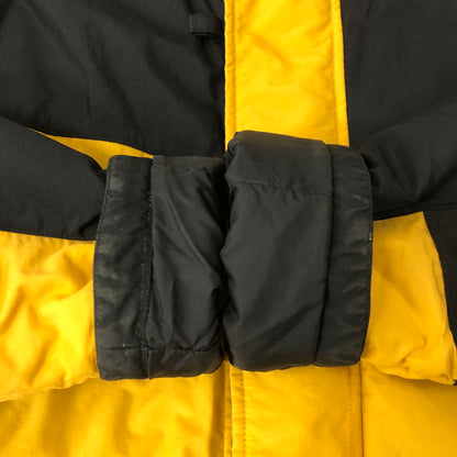 【中古品】【メンズ】 POLO JEANS ポロジーンズ 2TONE NYLON PUFFER JACKET ツートーン ナイロン パファージャケット アウター 中綿ジャケット 147-250209-kk-20-fuz サイズ：S カラー：ブラック/イエロー 万代Net店