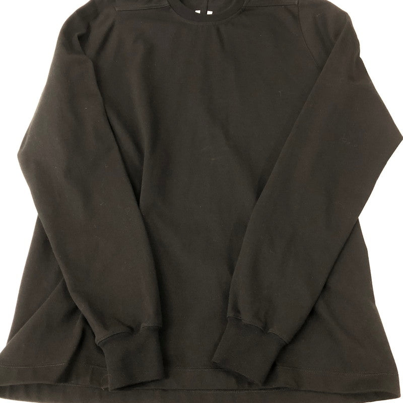 【中古品】【メンズ】 Rick Owens リックオウエンス 24AW SHORT CREWNECK L/S TEE RU02D6277 ショート クルーネック ロングスリーブ Tシャツ 半袖 トップス 141-250209-kk-06-tei サイズ：XS カラー：ブラック 万代Net店