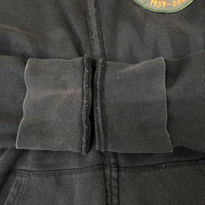 【中古品】【メンズ】 ALPHA アルファ 50TH ANNIVERSARY PARKER 50周年記念 パーカー トップス フルジップパーカー フーディ 145-251115-ts-21-tei サイズ：XL カラー：ブラック 万代Net店