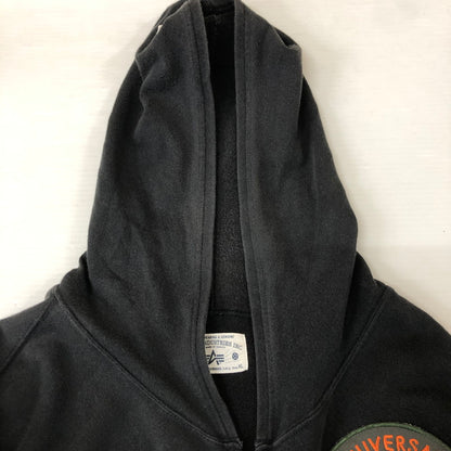 【中古品】【メンズ】 ALPHA アルファ 50TH ANNIVERSARY PARKER 50周年記念 パーカー トップス フルジップパーカー フーディ 145-251115-ts-21-tei サイズ：XL カラー：ブラック 万代Net店
