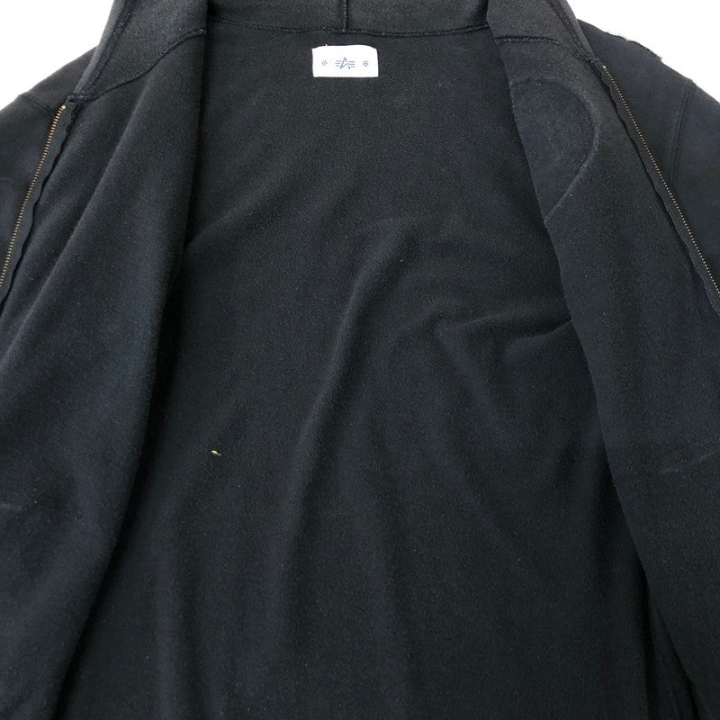 【中古品】【メンズ】 ALPHA アルファ 50TH ANNIVERSARY PARKER 50周年記念 パーカー トップス フルジップパーカー フーディ 145-251115-ts-21-tei サイズ：XL カラー：ブラック 万代Net店